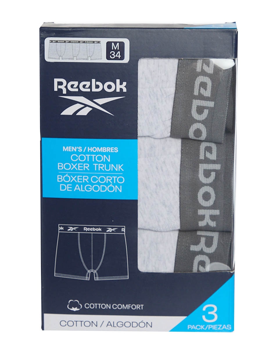 Set de bóxer trunk de algodón para hombre 3 piezas 7