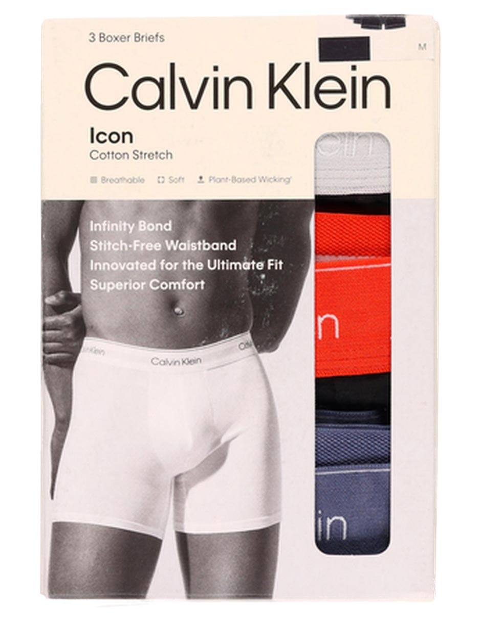 Bóxer brief de algodón para hombre 3 piezas 6