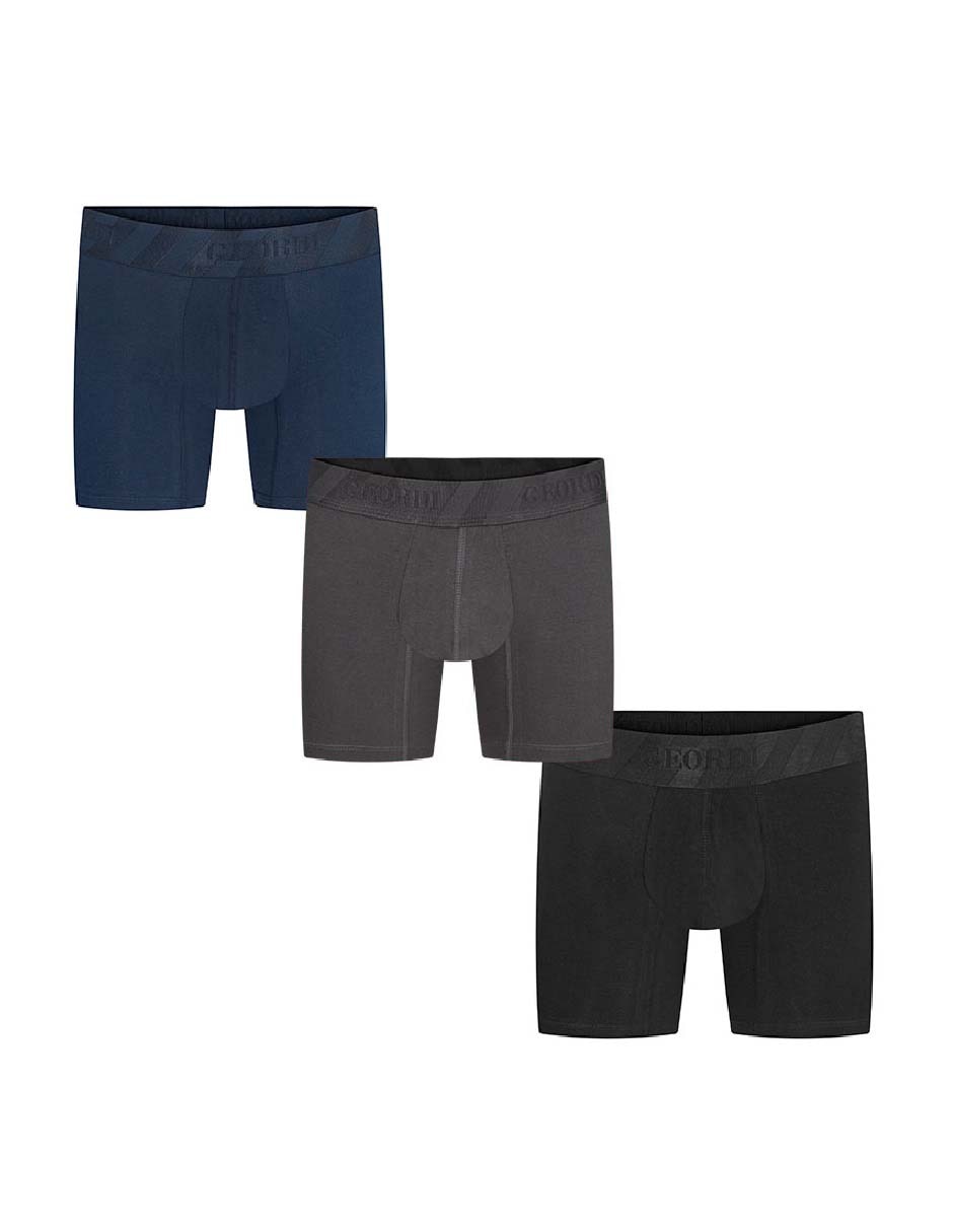 Set bóxer de algodón para hombre 3 piezas 2