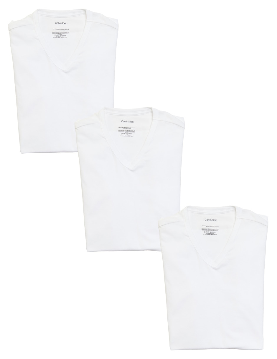 Set camiseta cuello V para hombre 5