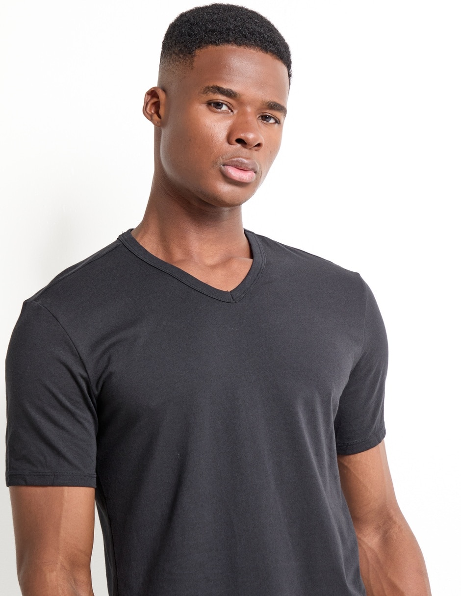 Camiseta cuello V para hombre 4