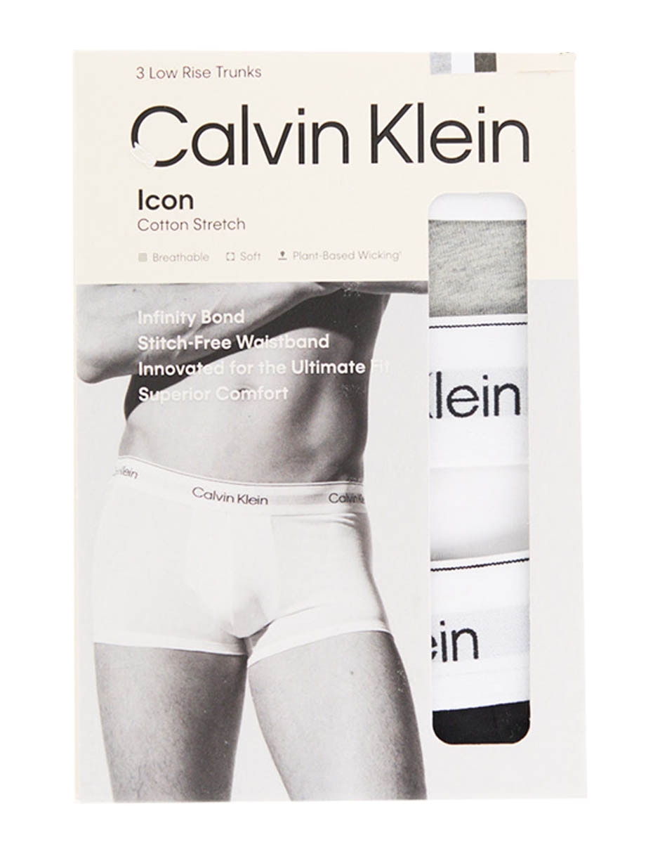 Set bóxer trunk de algodón para hombre 3 piezas 6