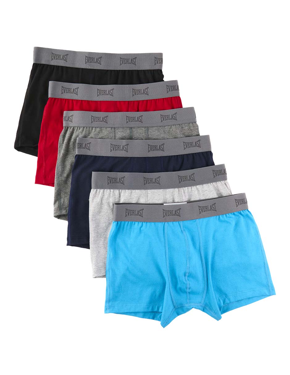 Set de bóxer de algodón para hombre 6 piezas 5