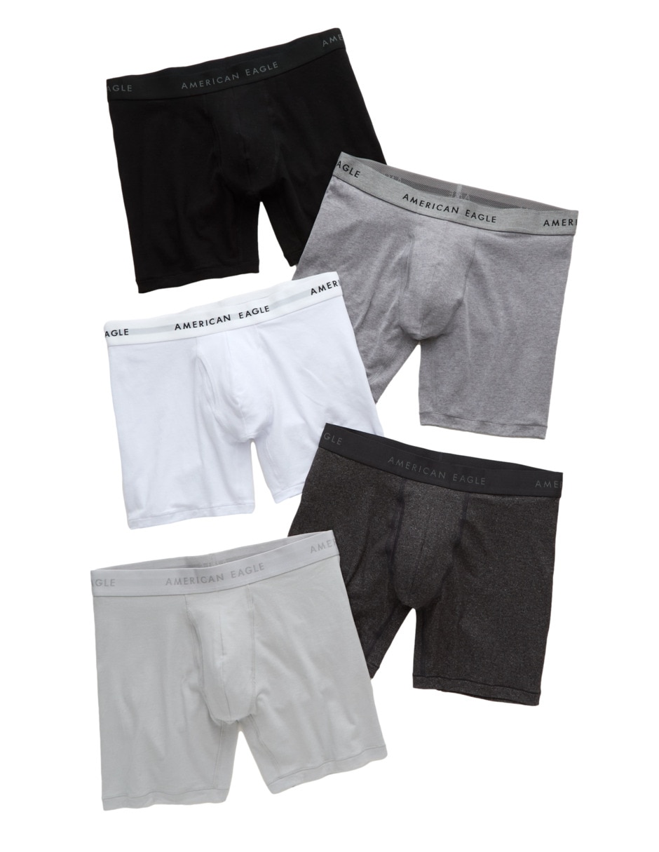 Bóxer brief de algodón para hombre 5 piezas Bóxer brief de algodón para hombre 5 piezas
