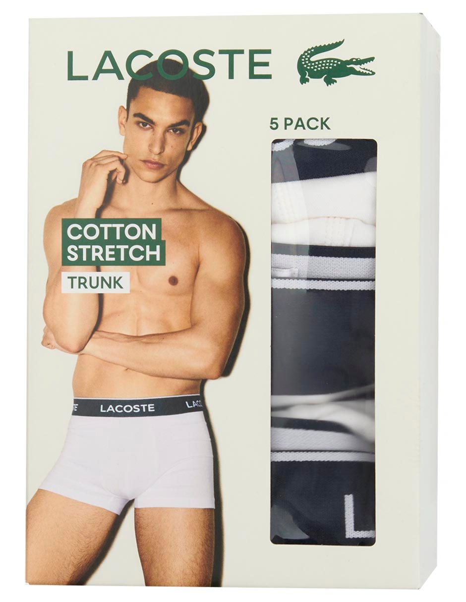Set bóxer trunk de algodón para hombre 5 piezas 6