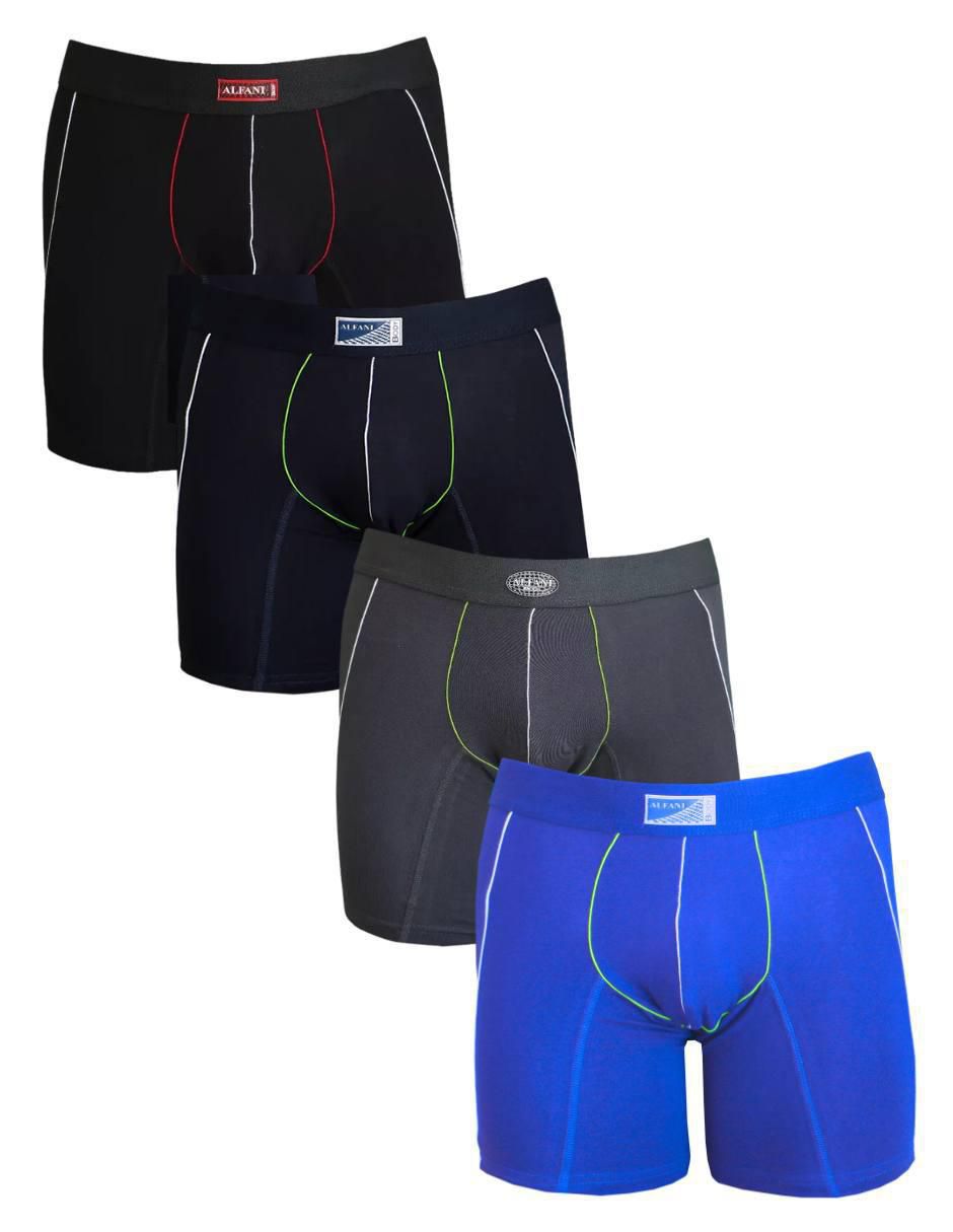 Set bóxer de algodón para hombre 4 piezas Set bóxer de algodón para hombre 4 piezas