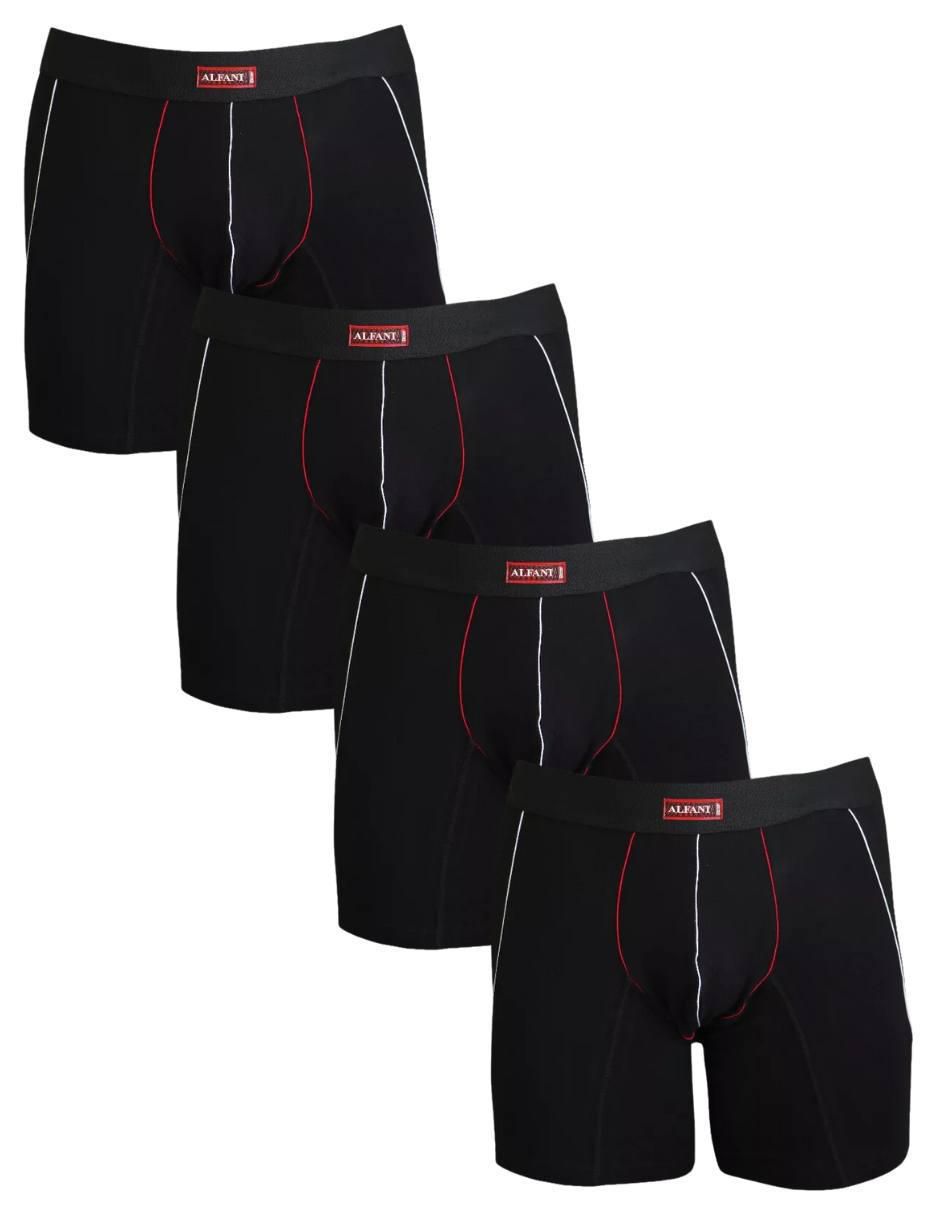 Set bóxer de algodón para hombre 4 piezas Set bóxer de algodón para hombre 4 piezas