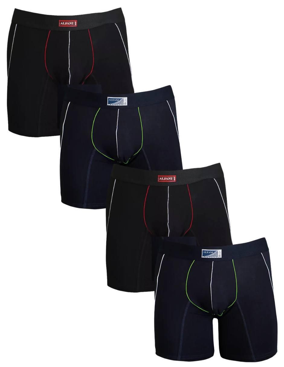 Set bóxer de algodón para hombre 4 piezas Set bóxer de algodón para hombre 4 piezas