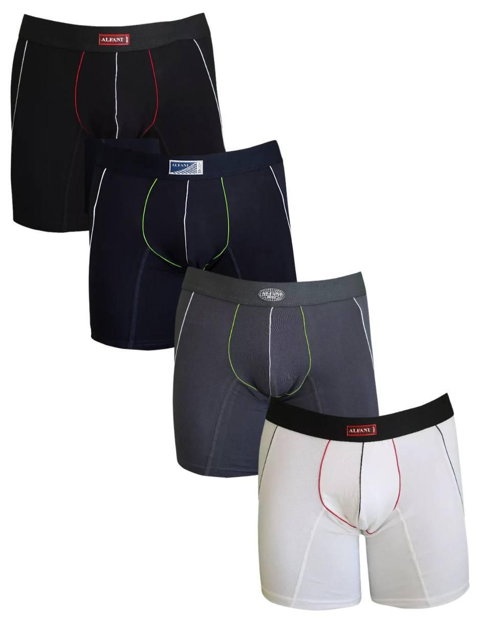 Set bóxer de algodón para hombre 4 piezas Set bóxer de algodón para hombre 4 piezas