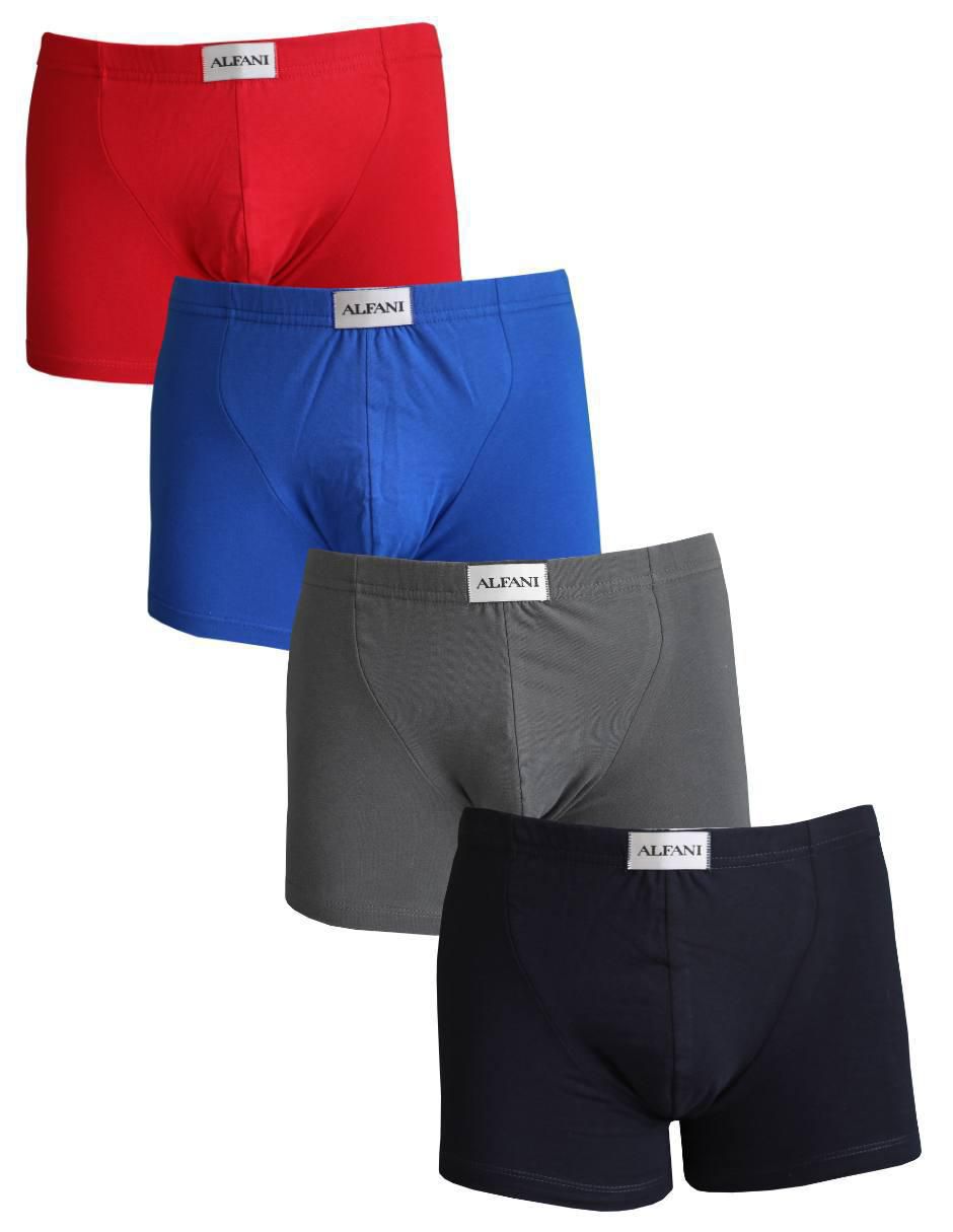 Set bóxer de algodón para hombre 4 piezas Set bóxer de algodón para hombre 4 piezas