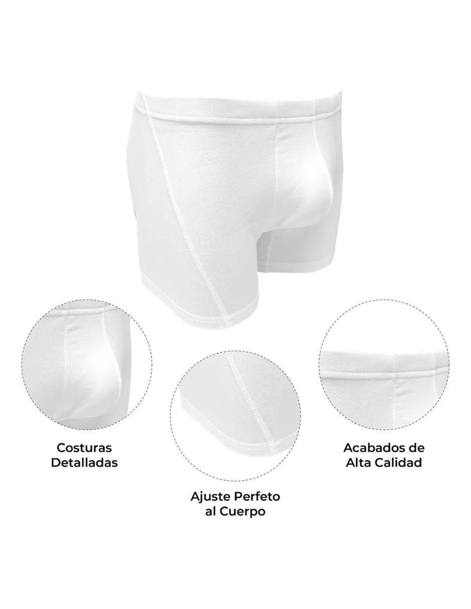 Bóxer brief de algodón para hombre 3 piezas 3