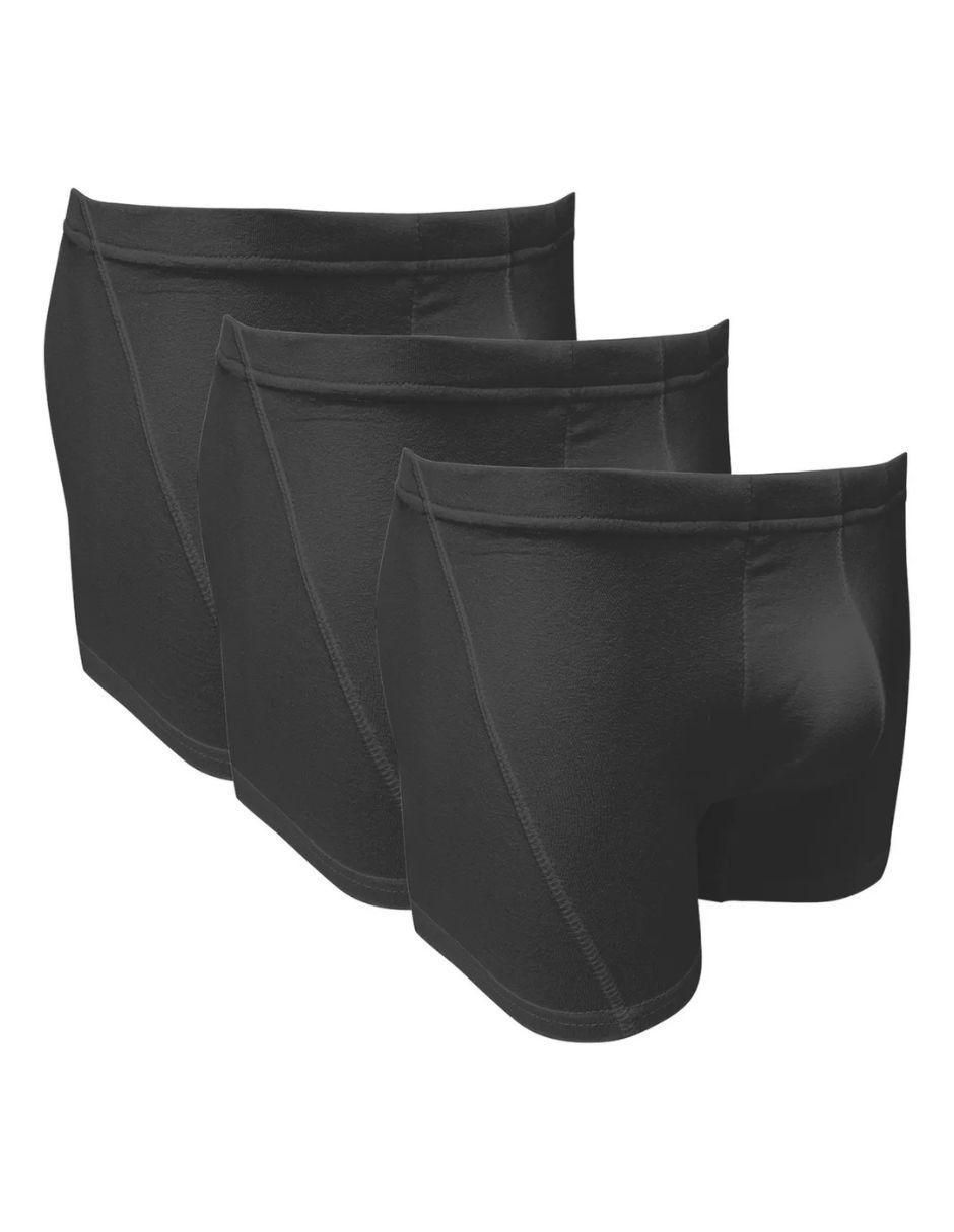 Bóxer brief de algodón para hombre 3 piezas