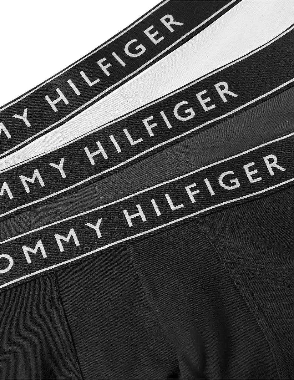 Bóxer trunk Hilfiger de algodón para hombre 3 piezas 3