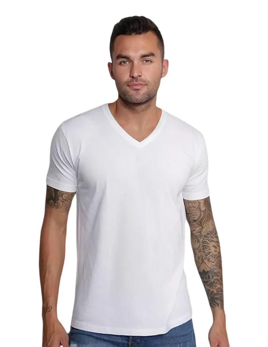 Set camiseta cuello v para hombre 4