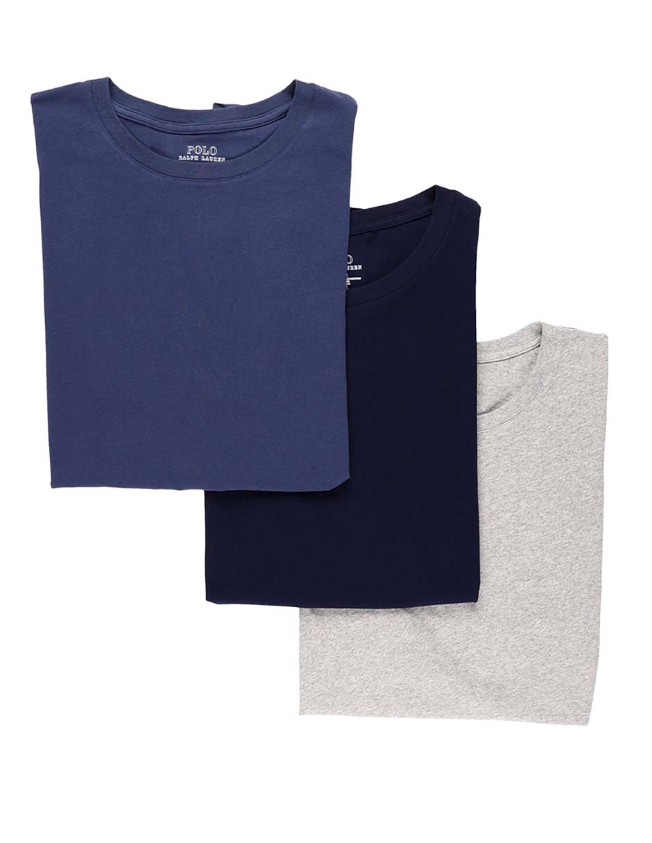 Set camiseta cuello redondo para hombre 3 piezas 10