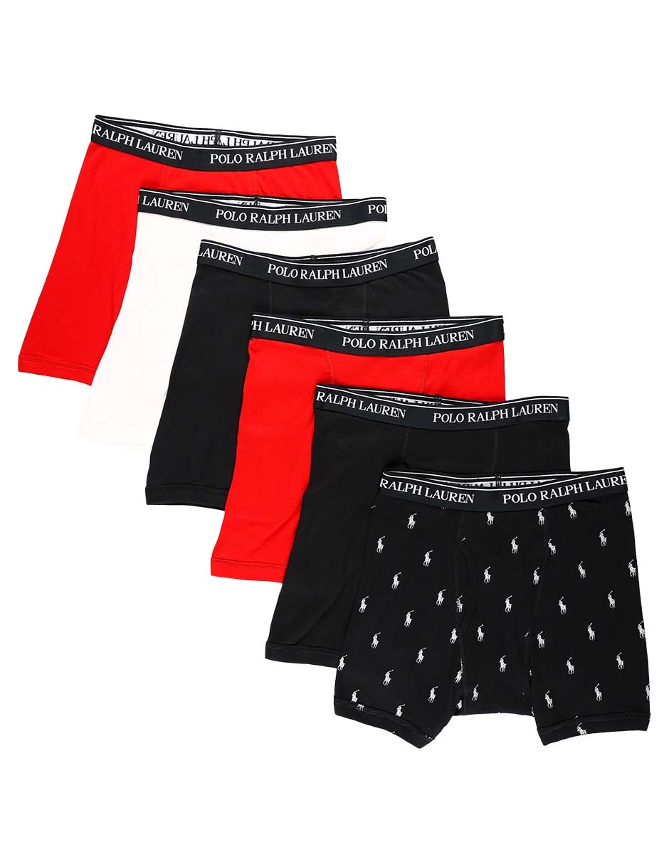 Set bóxer brief de algodón para hombre 6 piezas 8