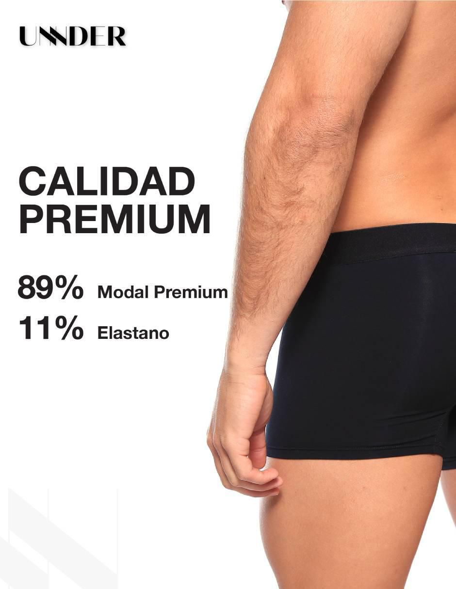 Bóxer brief unnder "de" modal "para hombre" 1 "piezas" (si aplica)