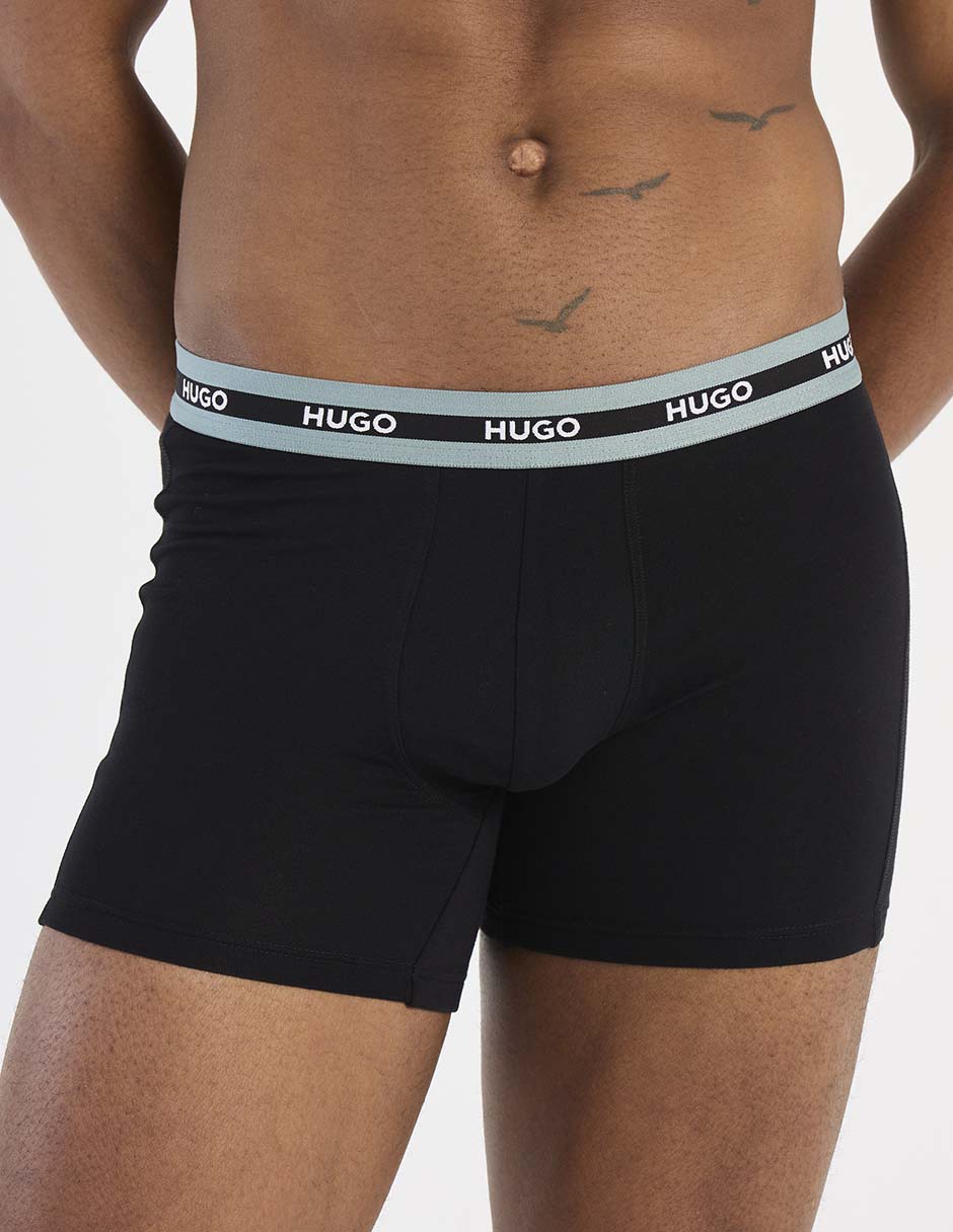 Bóxer brief de algodón para hombre 3 piezas 2