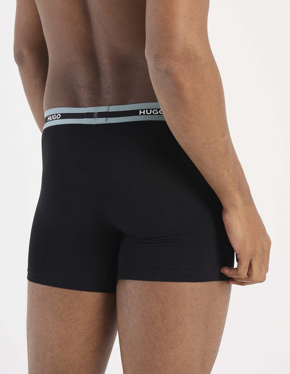Bóxer brief de algodón para hombre 3 piezas 3