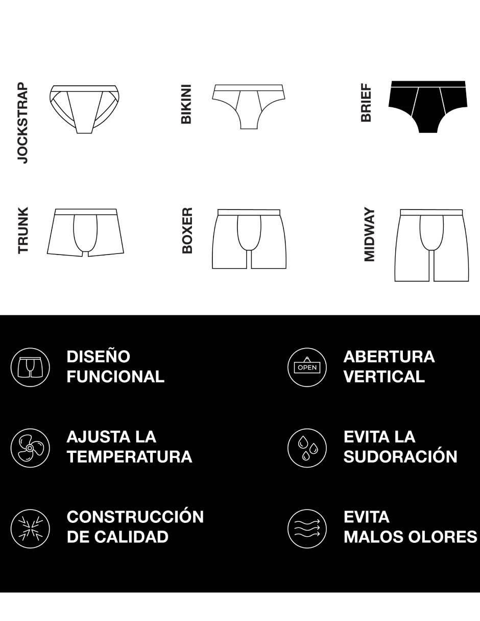 Trusa unnder "de" algodón "para hombre" 1 "piezas" (si aplica)