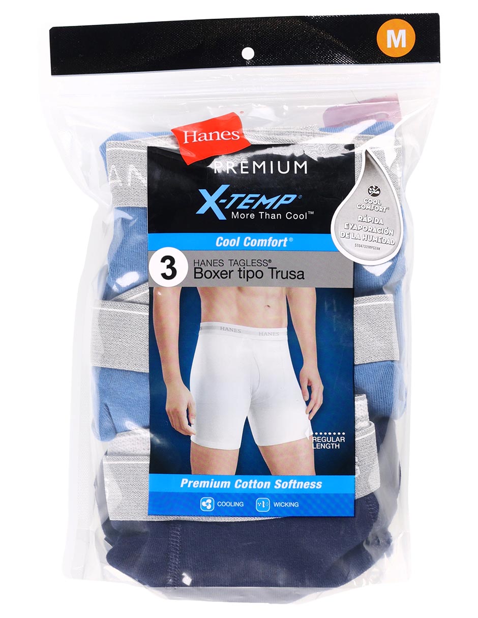 Set bóxer brief de algodón para hombre 3 piezas 6