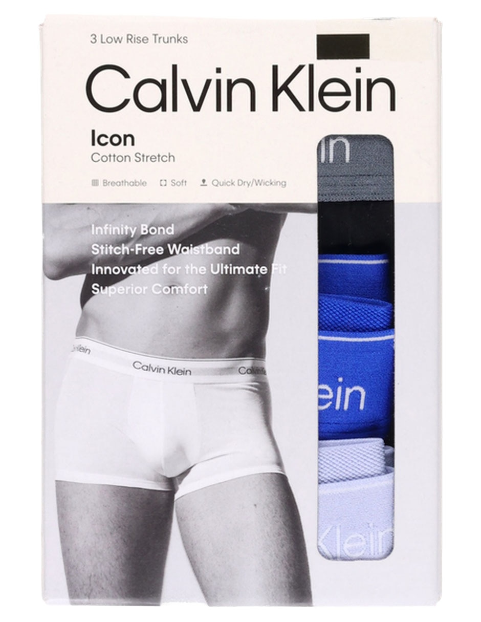 Set bóxer trunk de algodón para hombre 3 piezas 11