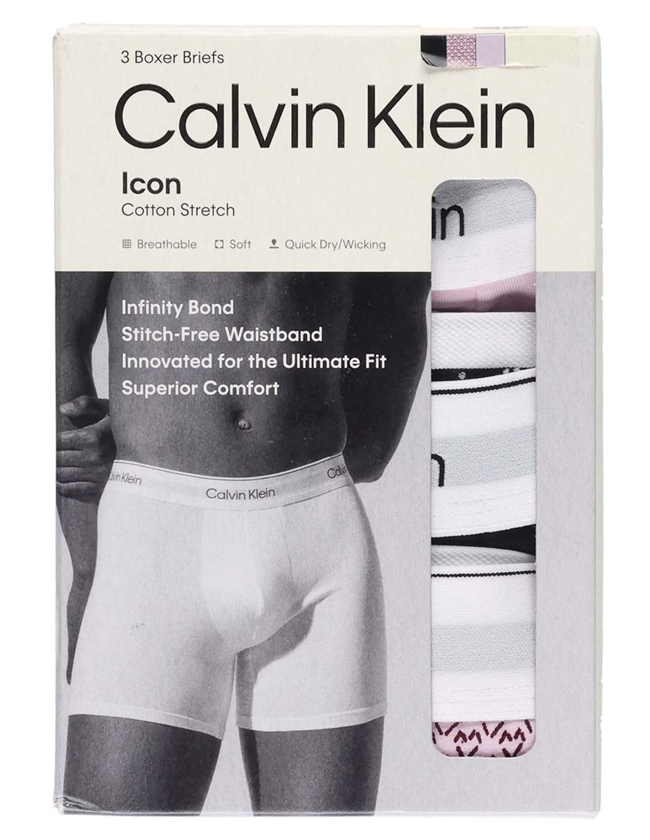 Set bóxer brief de algodón para hombre 3 piezas 6