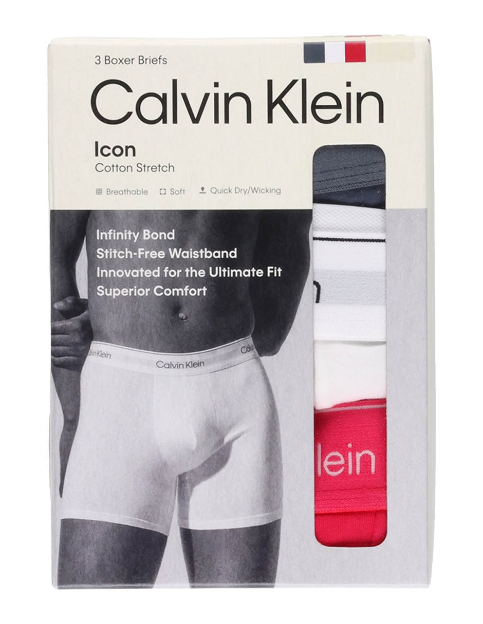 Set bóxer brief de algodón para hombre 3 piezas 6