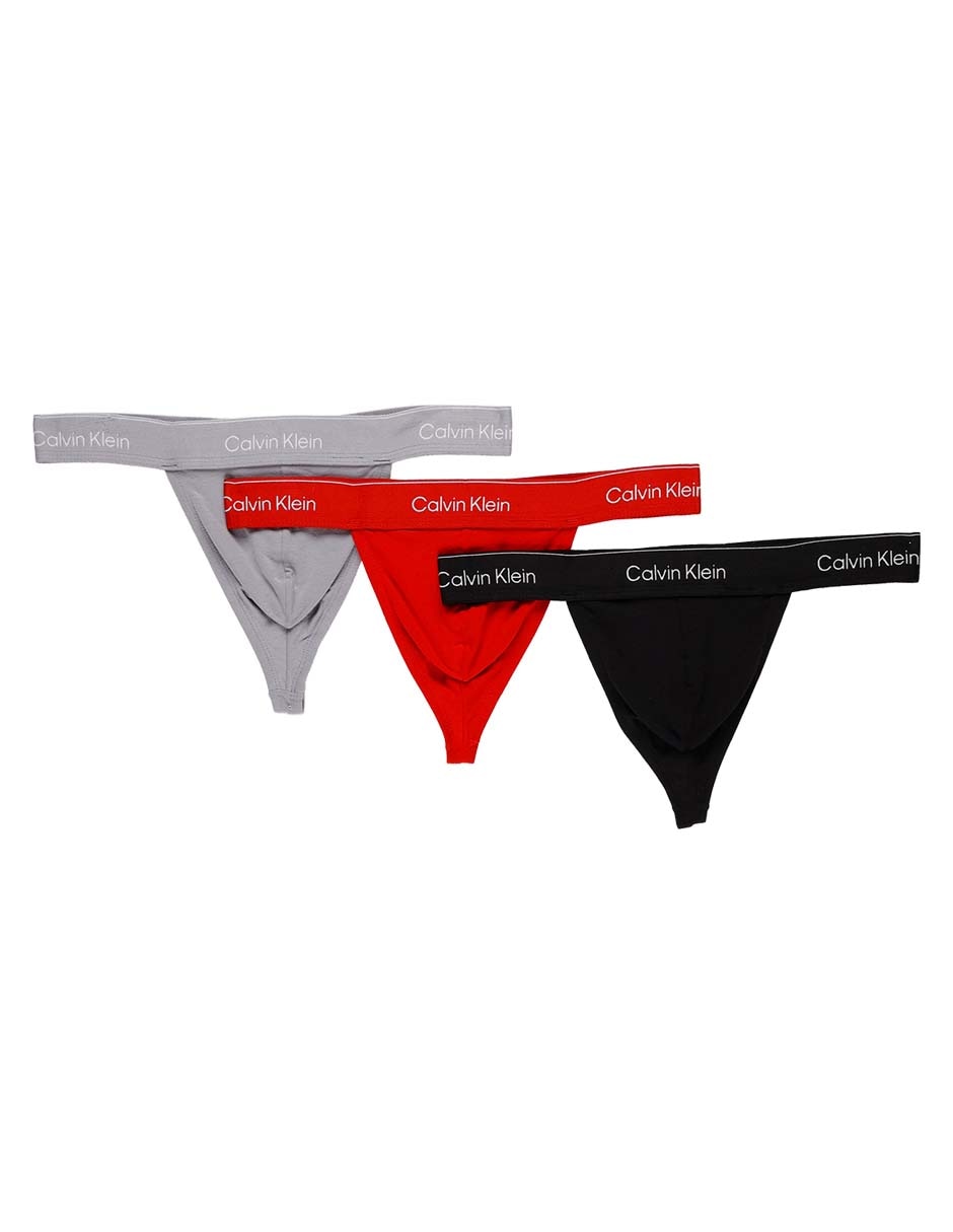 Set tanga de algodón para hombre 3 piezas 4