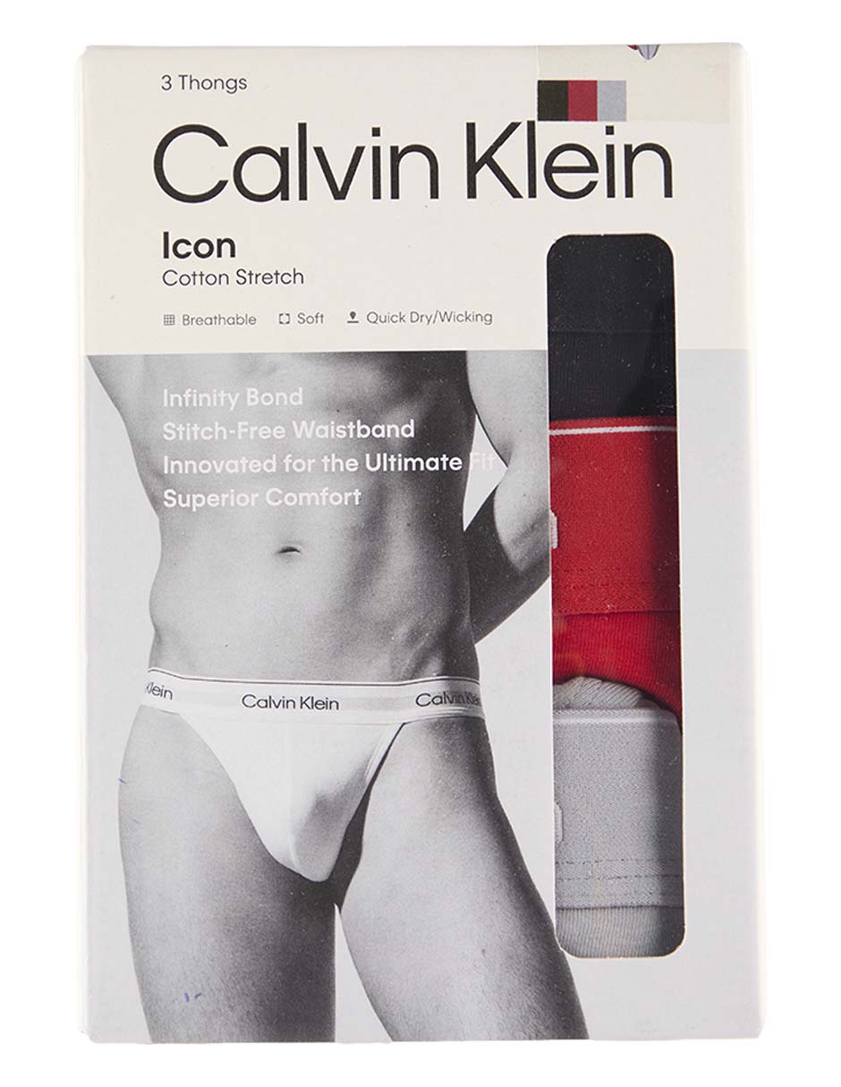 Set tanga de algodón para hombre 3 piezas 5