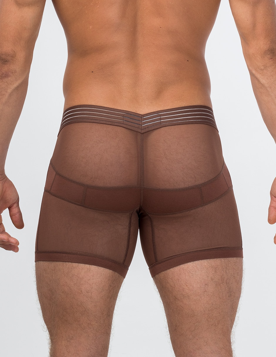 BOXER BRIEF ROUNDERBUM RB12XB, G, CAFÉ