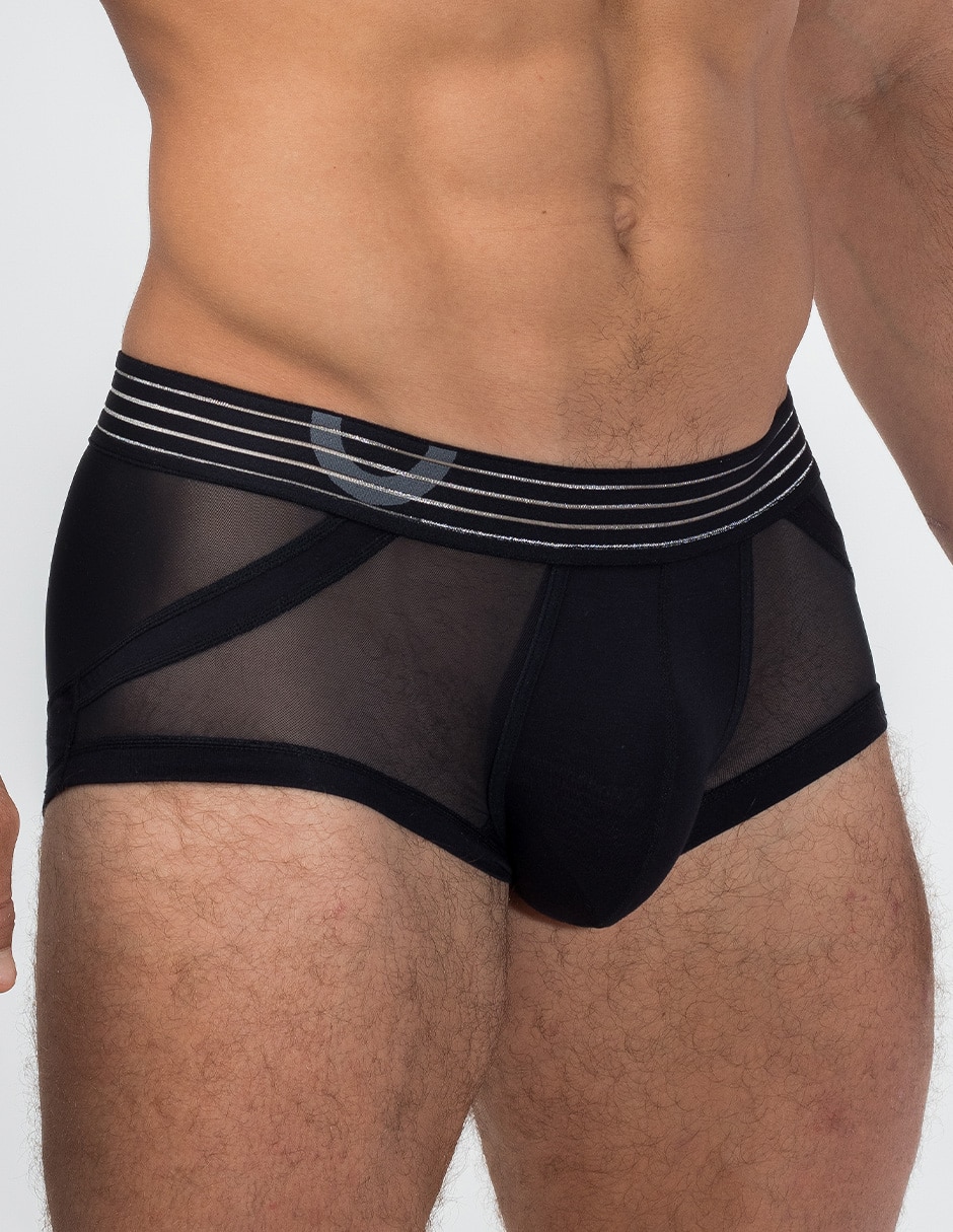 BOXER BRIEF ROUNDERBUM RB12, CH, NEGRO