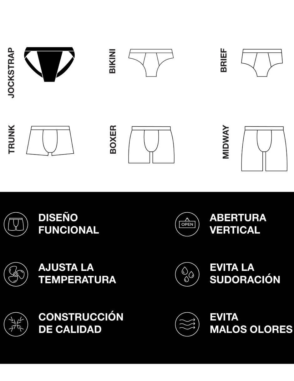 Suspensorio unnder "de" algodón "para hombre" 1 "piezas" (si aplica)