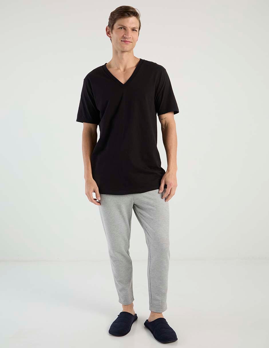 Set camiseta cuello v para hombre 2