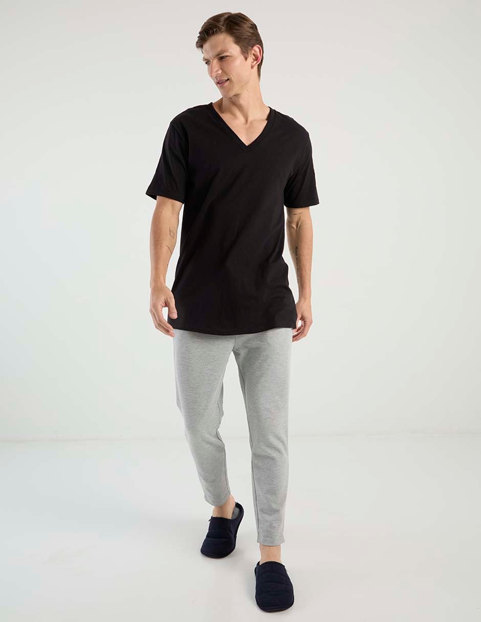 Set camiseta cuello v para hombre 3