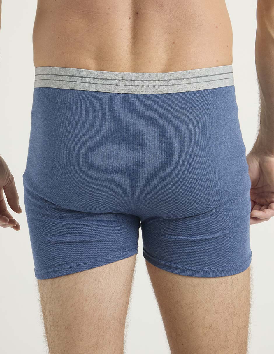 Set bóxer brief de algodón para hombre 2 piezas 3