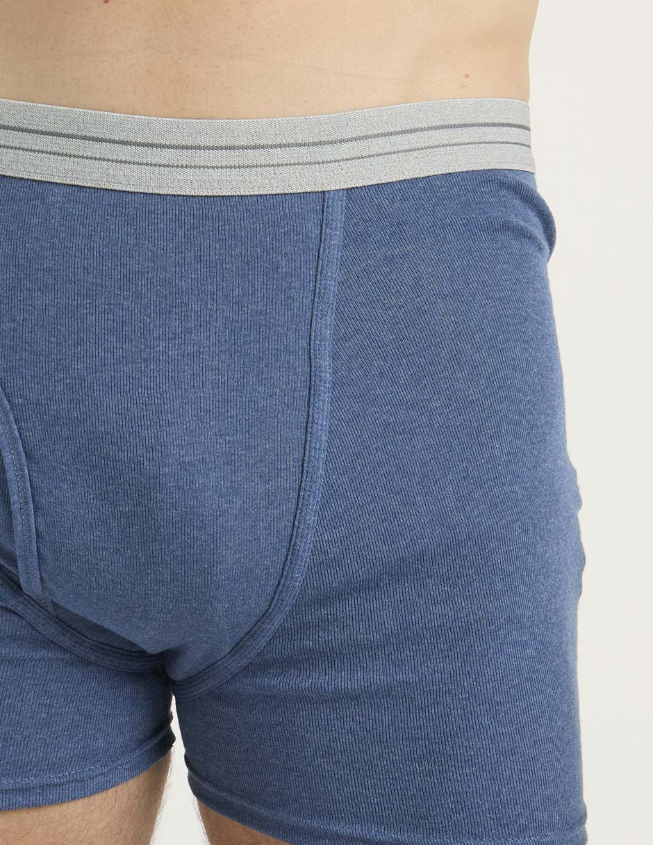 Set bóxer brief de algodón para hombre 2 piezas 4