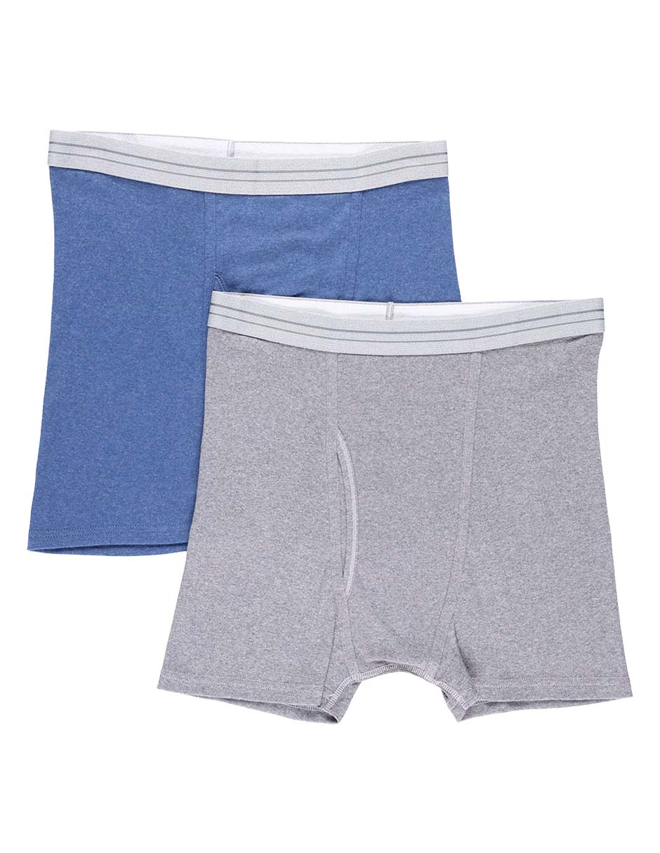 Set bóxer brief de algodón para hombre 2 piezas 5