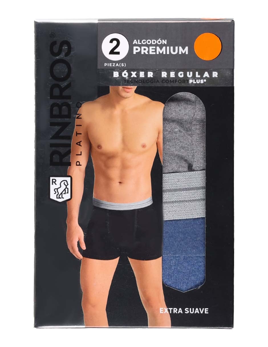 Set bóxer brief de algodón para hombre 2 piezas 6