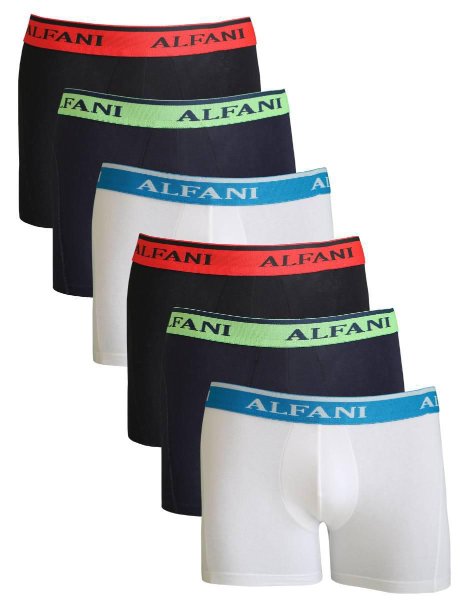 Bóxer brief alfani "de" algodón "para hombre" 6 "piezas" (si aplica)