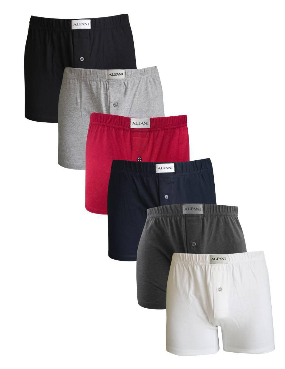 Set bóxer brief de algodón para hombre 6 piezas Set bóxer brief de algodón para hombre 6 piezas