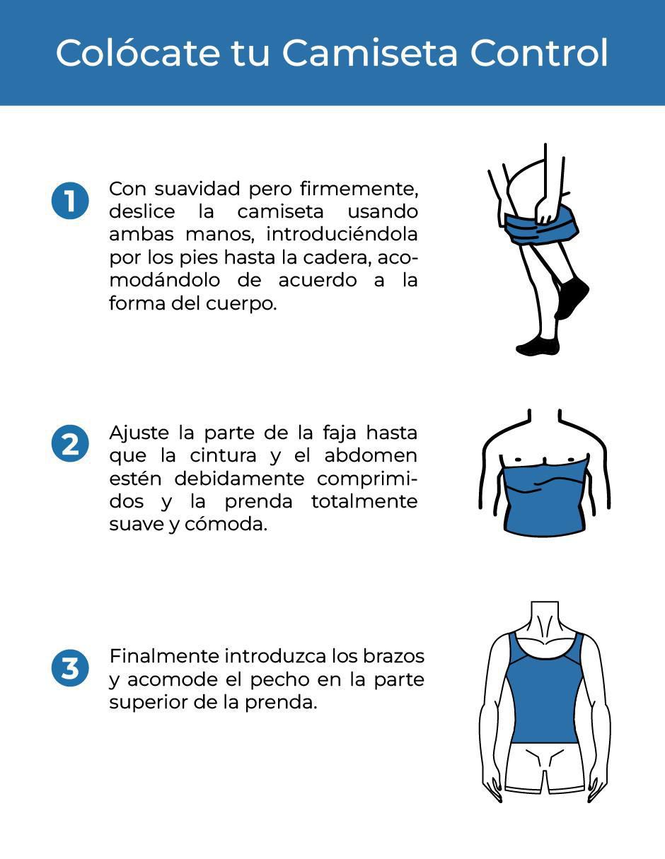 Camiseta tipo faja bodyadonay "con compresión" alta "para" hombre