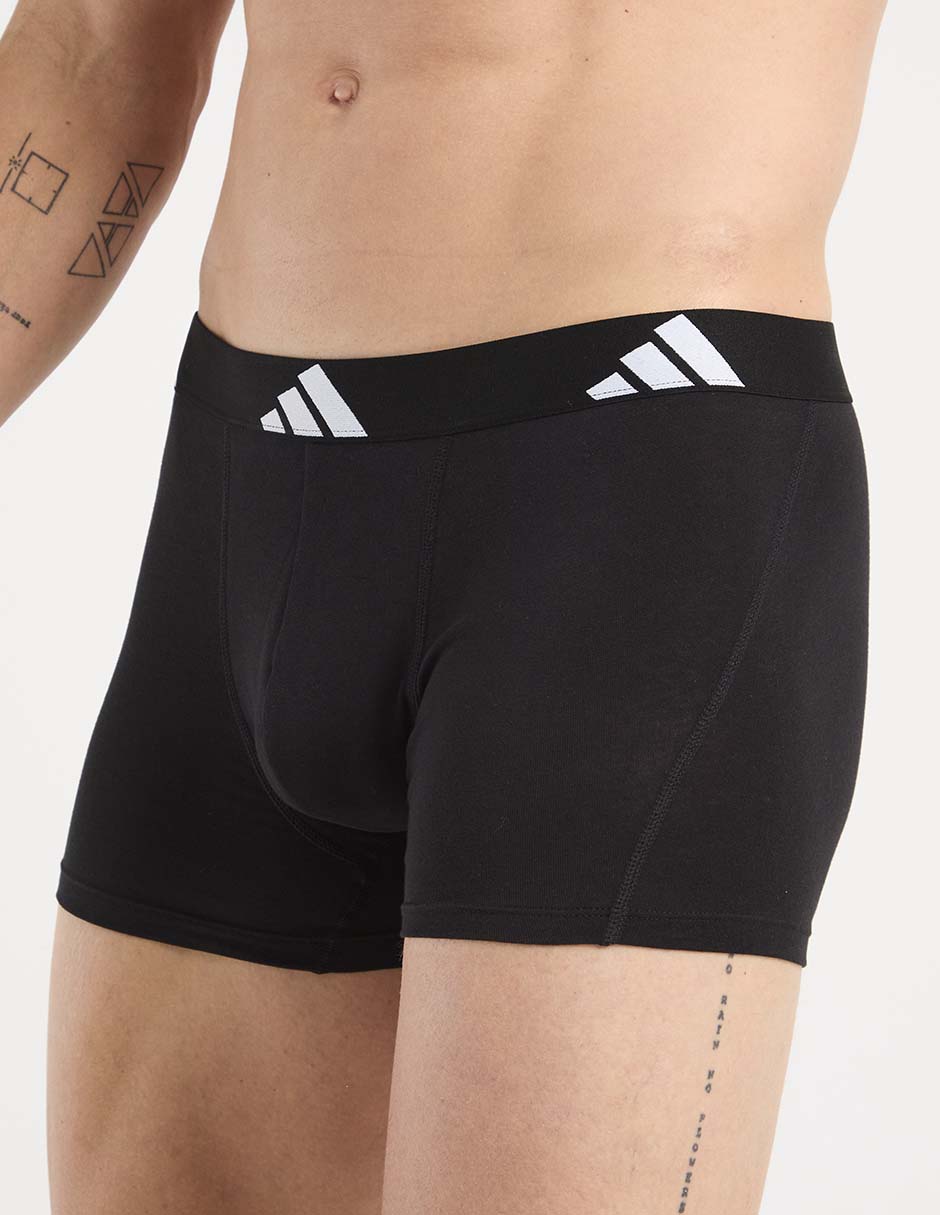 Bóxer trunk de algodón para hombre 3 piezas 3