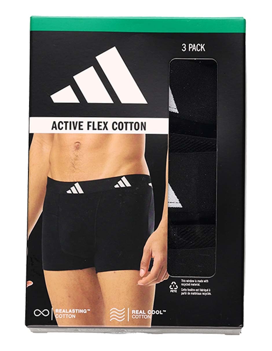 Bóxer trunk de algodón para hombre 3 piezas 6