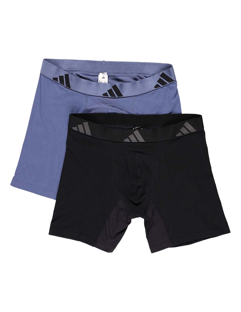 Bóxer brief de algodón para hombre 2 piezas 5
