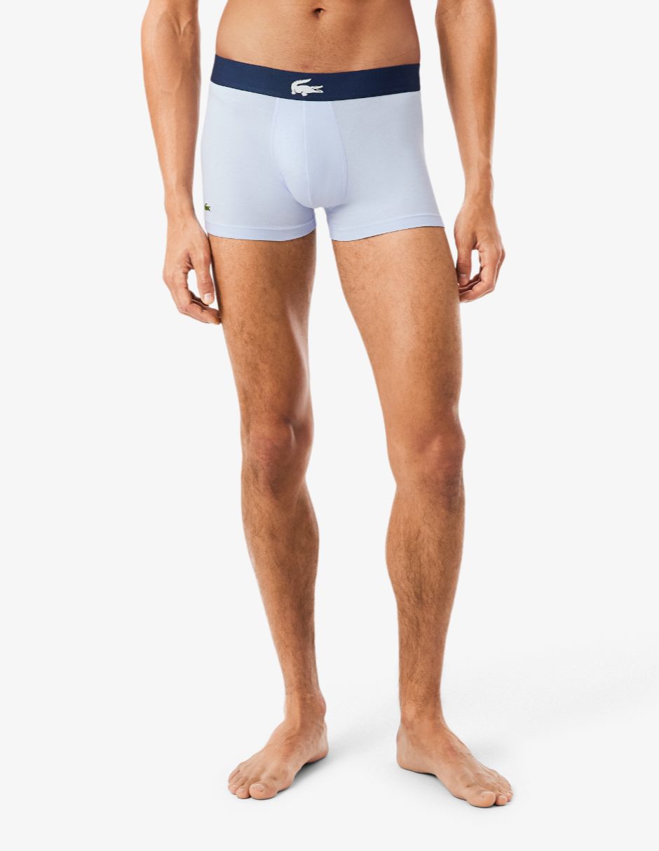 Set Bóxer Trunk de algodón para hombre 3 piezas 5