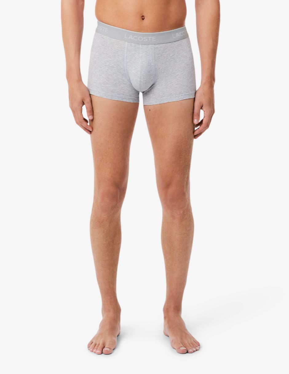 Set bóxer trunk de algodón para hombre 3 piezas 4