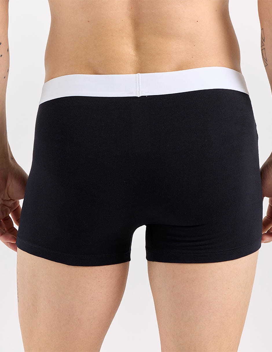 Set bóxer trunk de algodón para hombre 2 piezas 3