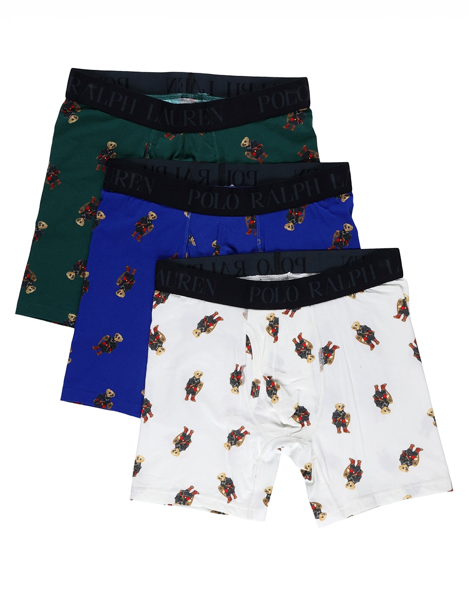 Set bóxer brief de algodón para hombre 3 piezas 5