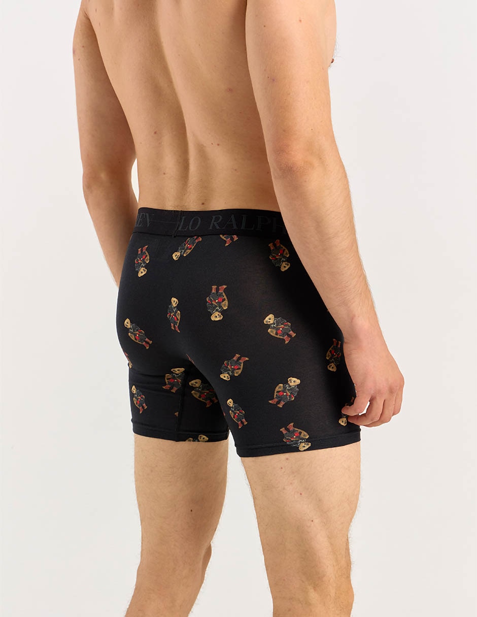 Set bóxer brief Polo Rl de algodón para hombre 3 piezas 3